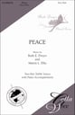 Peace SA choral sheet music cover